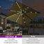 Parasol en porte-à-faux 120 po beige-86863885
