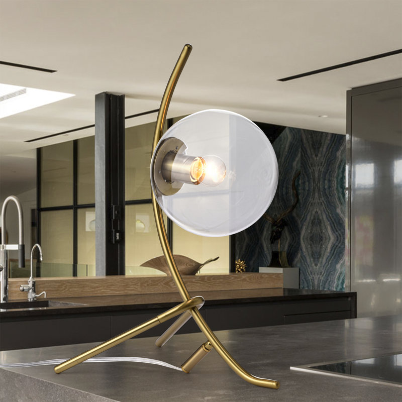 Metal Arched Lamp
