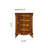 Rayes 29.92'' Solid Wood Sideboard