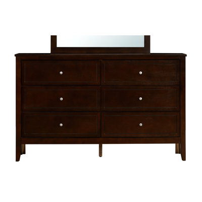 Daniel 6 Drawer Dresser Cappuccino