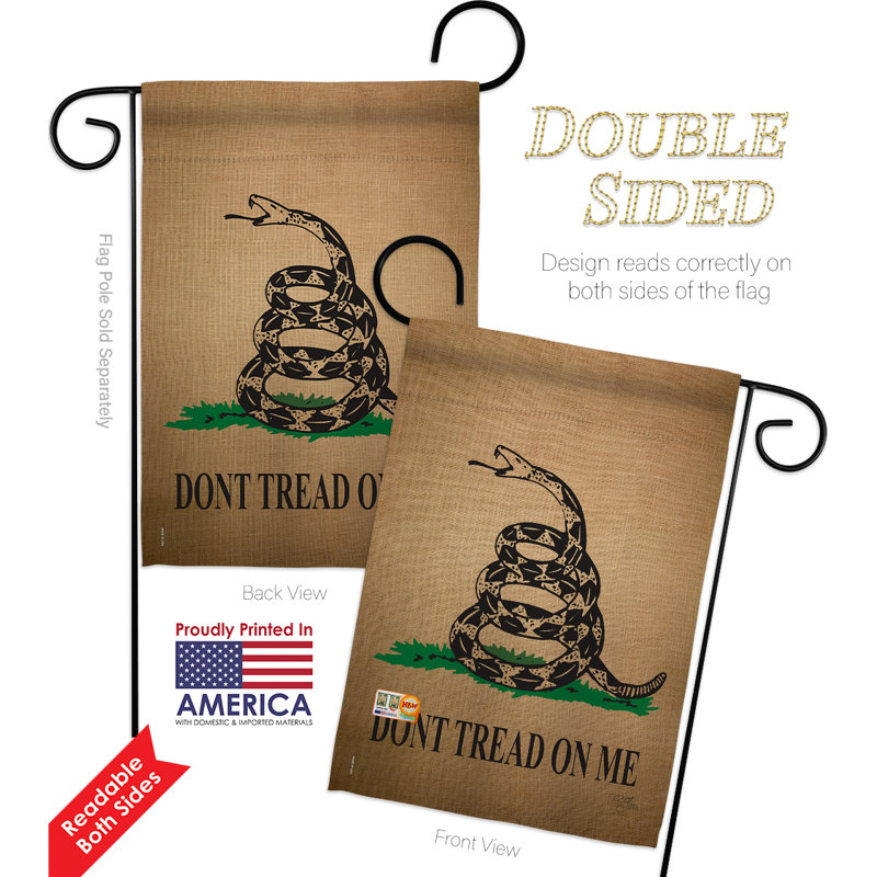 Double Sided 18.5'' H x 13'' W Polyester Independence Day Flag Set