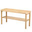 Banc de rangement en rotin Barnes