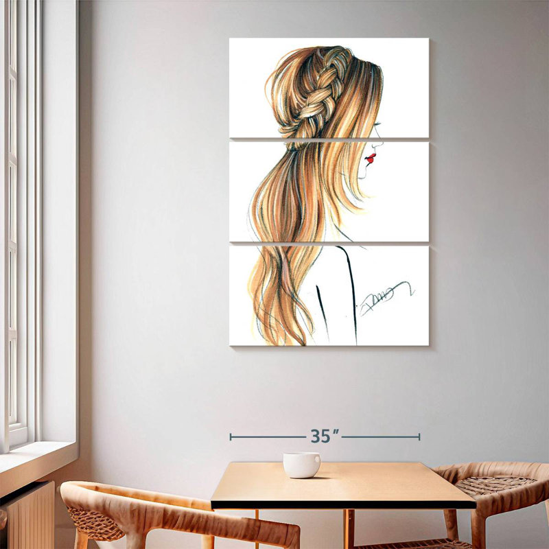 Shuttleworth Good Hair Day, 65" H x 42" W