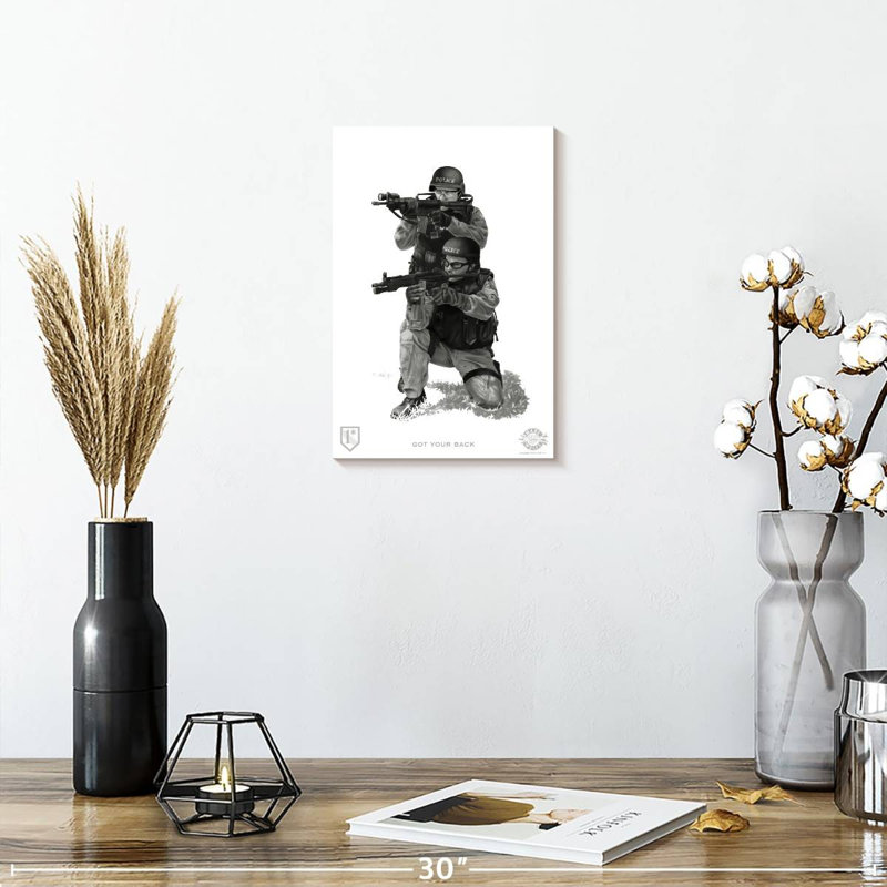 Got Your Back, 12" H x 8" W