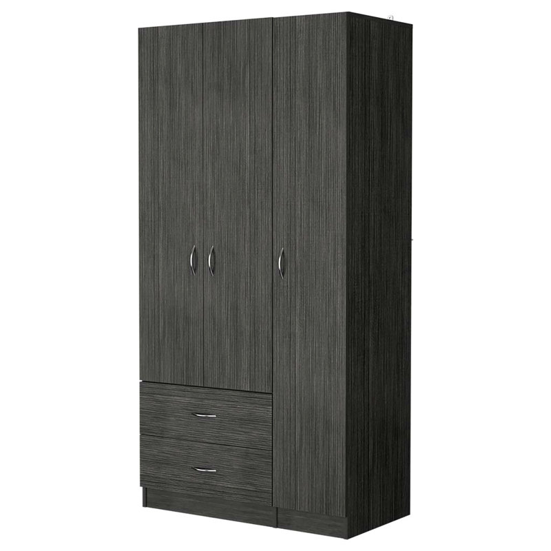Armoire trois portes Clark, chambre, Multi-couleur