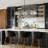 Aissa 3-Light 45.3'' Dimmable Modern Kitchen Island Linear Mercury Glass Pendant