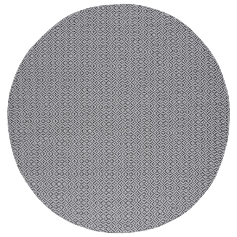 Lewisetta Performance Geometric Indoor/Outdoor Area Rug, Round 6'5"