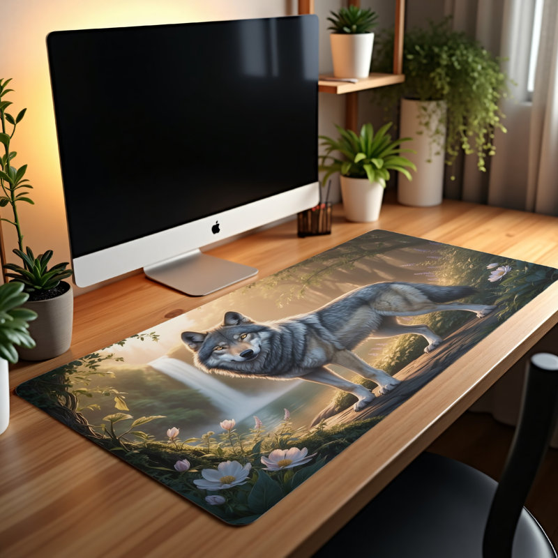 Polyester Desk Pad, 23.6x13.8