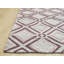 Tapis géométrique contemporain en laine noué à la main Hensley Diamond