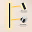 Matte Black 120cm H Outdoor Sconce