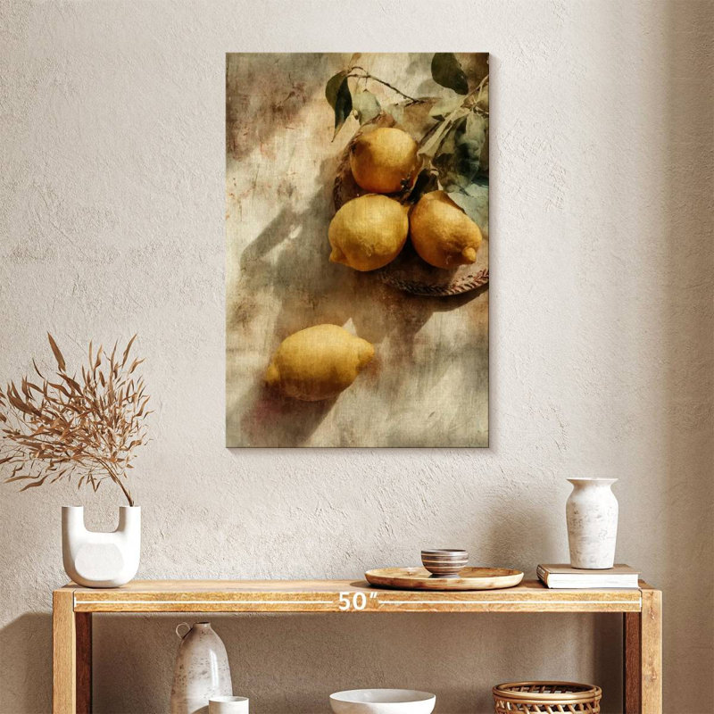 Rustic Lemons, 36" H x 24" W