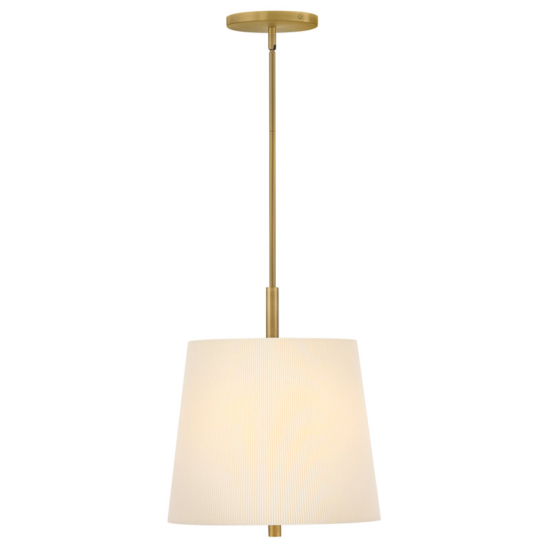Hinkley Clive Large Tapered Pendant, Heritage Brass