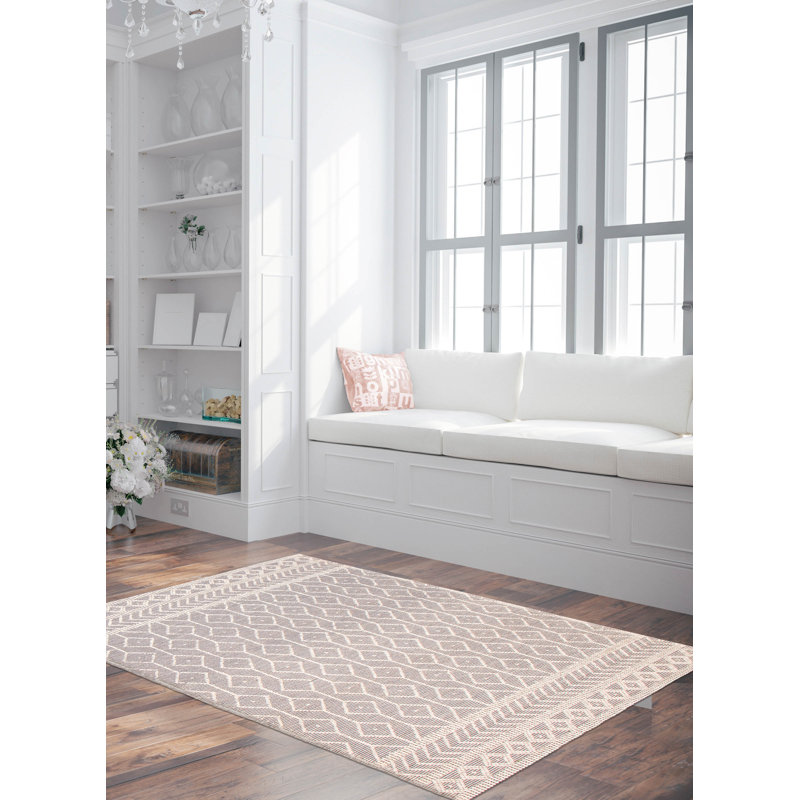 Sunel Wool Geometric Indoor Rug