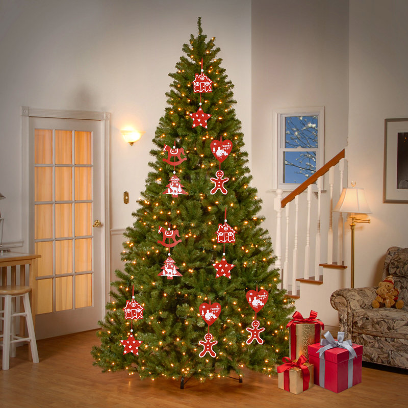 2.1cm Wood Holiday Shaped Ornament