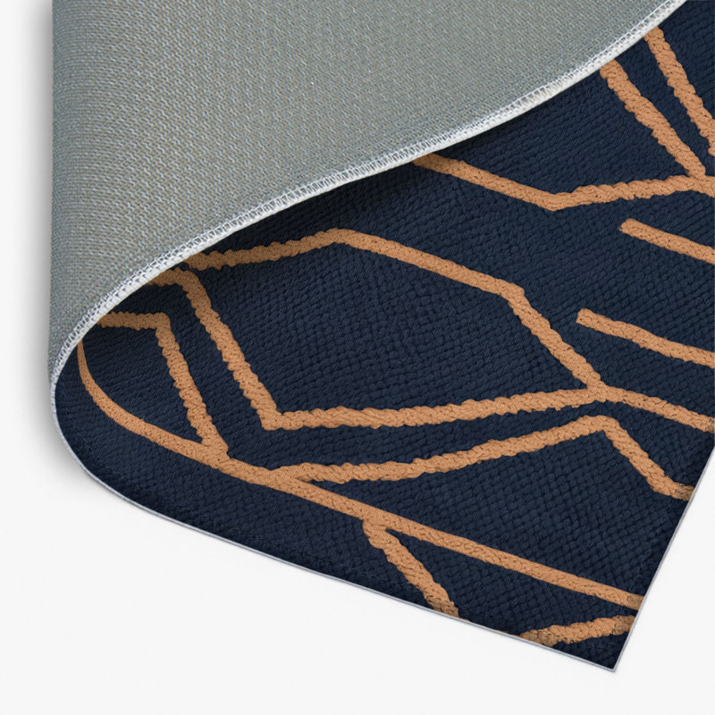 Trellis Gray Indoor and Outdoor Area Rug, Rectangle 4' x 6'