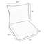 Coussin de siège / dossier extérieur Sunbrella® 2 pièces Latitude Run®-919218993-919218996