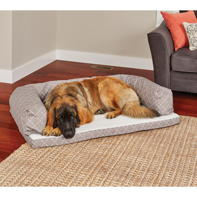 MidWest Homes for Pets QuietTime Couture Hampton Bolster Orthopedic Dog Sofa