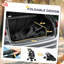 Pet Stroller Foldable Travel Carriage with Brake Basket Canopy Black