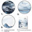 Barrion, gris, bleu, minimalisme, forêt, réflexions I, impression sur toile-630520933-630520928