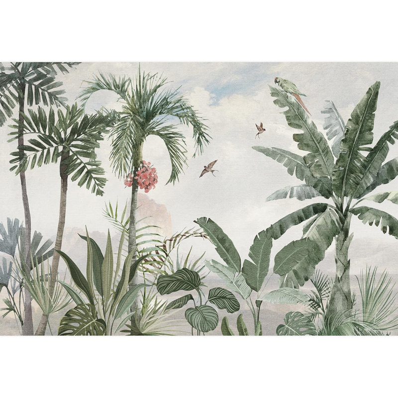 Bordure florale pelez et collez, L 66 po x l 96 po
