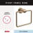 Delta Nicoli 4-Piece Bath Hardware Set with 18 to 24 in. Towel Bar, Toilet Paper Holder, Towel Ring, Towel Hoo