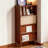 Brown + Apricot + Silver Solid Wood + Stainless Steel Display Cases