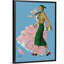 Deux femmes marchant sur toile, art mural-991497181-991497182
