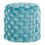 Repose-pieds tressé en velours-382337673