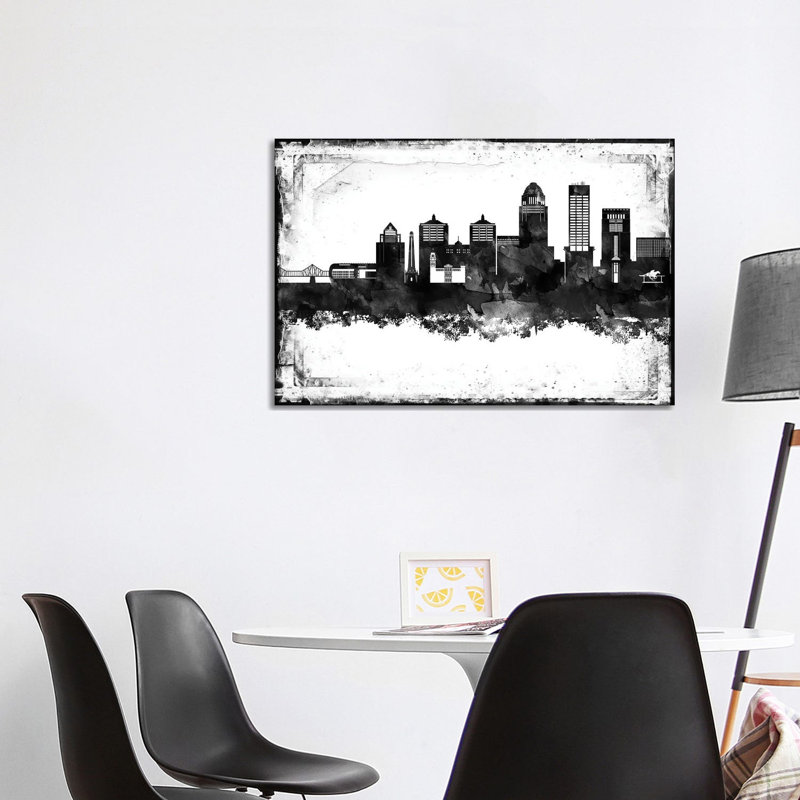 Louisville Skylines - Wrapped Canvas Painting, 101.6 cm H x 66.04 cm W
