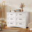 Commode double 6 tiroirs avec poignées en métal Migneco-2061978981