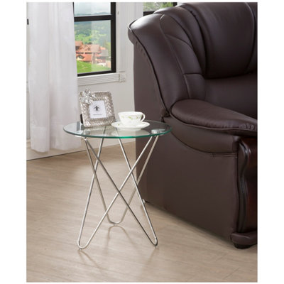 Table de bout en verre Sawyer