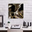  «Golden Shimmer 3» par Alonzo Saunders, art mural sur toile, 18 po x 18 po