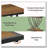 Modern 2-Tier Bedside Table Console Table