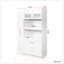 Armoire de cuisine coulissante extensible avec rangement à plusieurs niveaux, conception campagnarde pour une organisation efficace