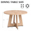 Ensemble de table de salle à manger 5 pièces 47 po pour 4 personnes-240781856-240781857
