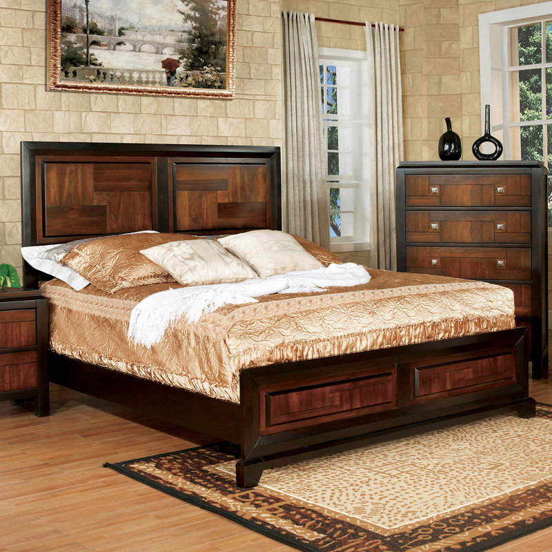 Solidwood 1Pcs Bed