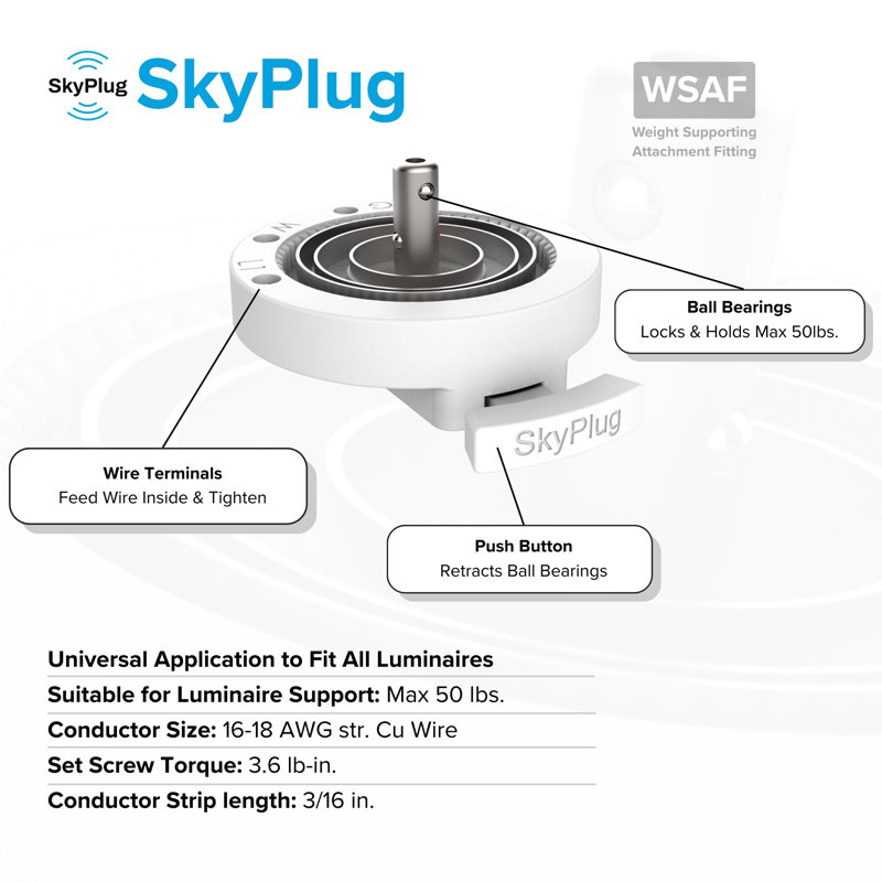 SkyPlug Installation Solution - Carina, Chrome