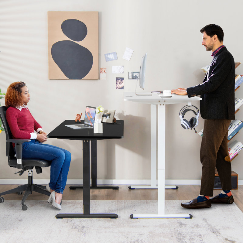 Bureau électrique à hauteur réglable Inbox Zero, Noir