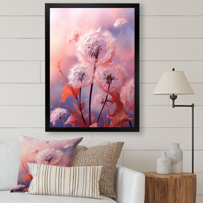 «Delicate Calm Dandelion Serenity V - Autre plante et fleurs», art mural