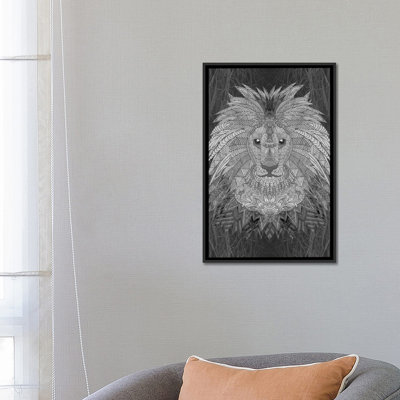 « great lion », impression sur toile tendue