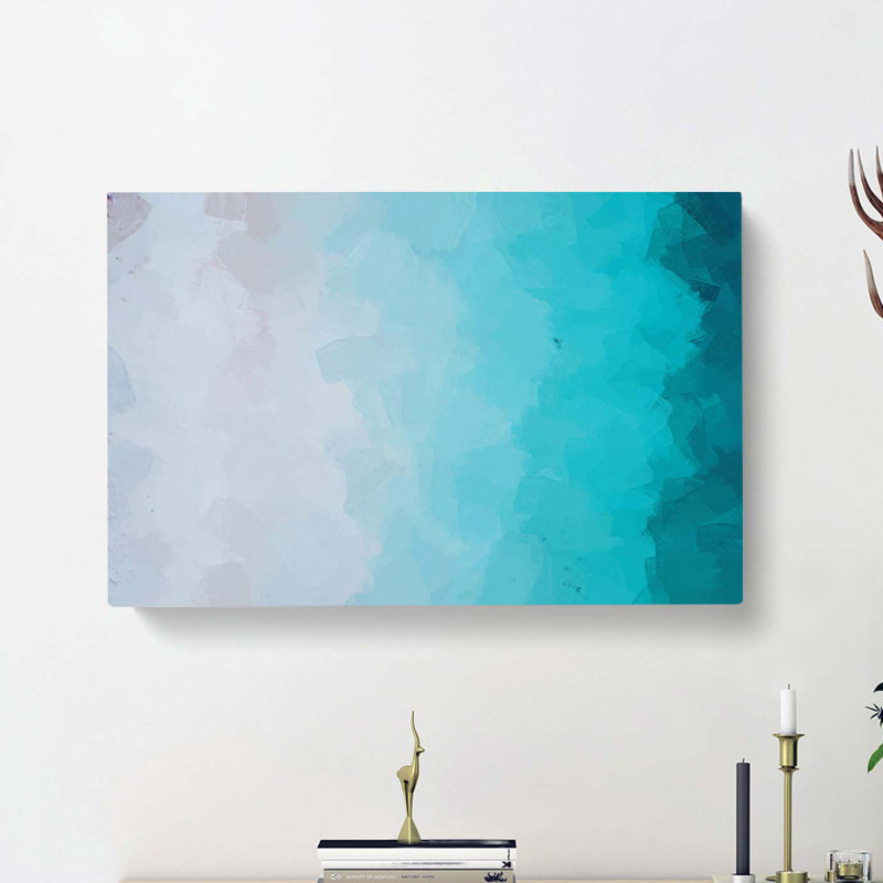 Treasure Island Beach In Fiji In Abstract - Wrapped Canvas Painting, 50cm H x 76cm W x 3cm D