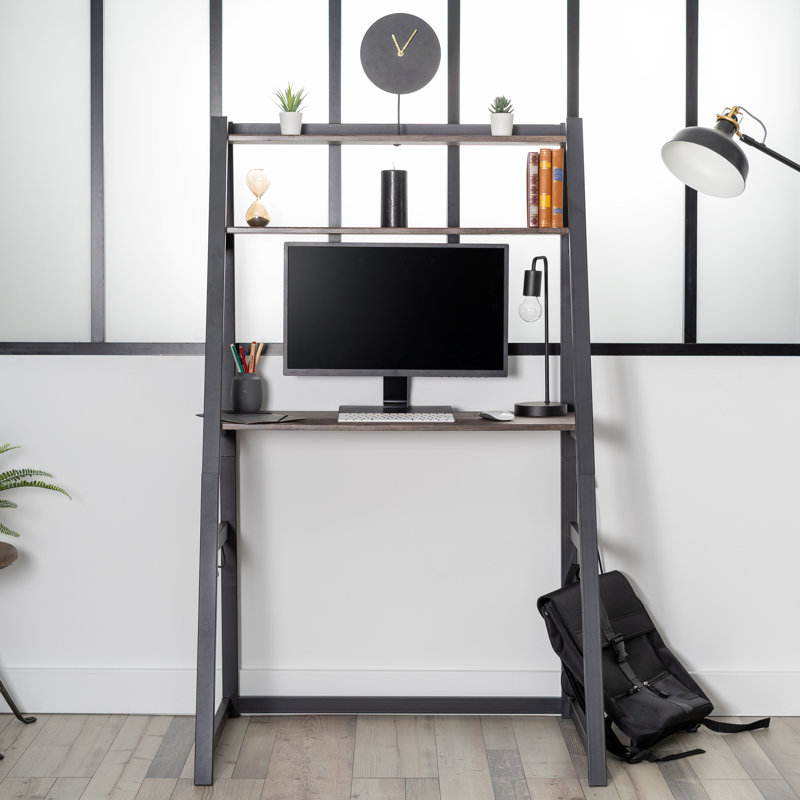 Pinank Modular Solid Wood Leaning / Ladder Desk