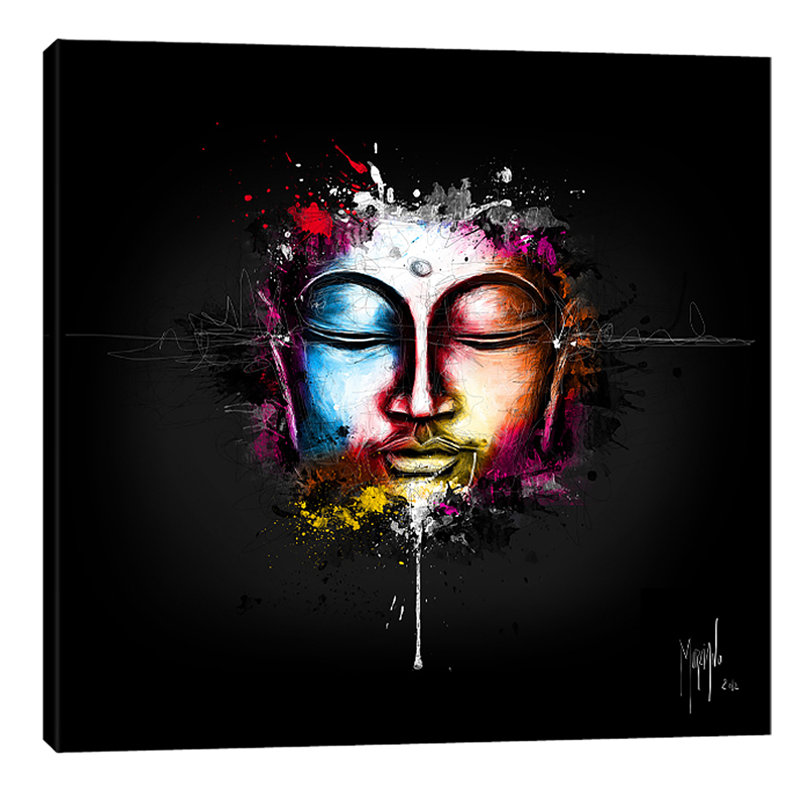 « zen pop », impression sur toile tendue, H 18 po x l 18 po x P 1,5 po
