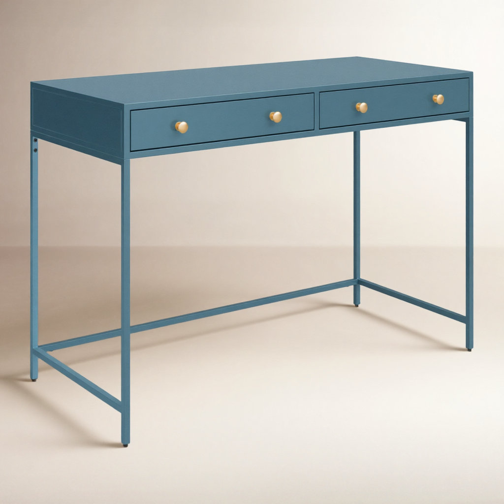 Springer 44" Writing Desk, Blue