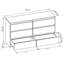 Demi 120cm W 6 - Drawer Chest of Drawers-83756897