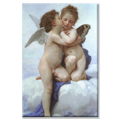 " Cupid And Psyche As Infants " by William Bouguereau