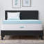 Surmatelas en mousse viscoélastique imprégnée de gel et d'aloès de 3 po Lucid-296917726-296917727