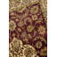 Hand-Knotted High-Quality Red and Cream Area Rug