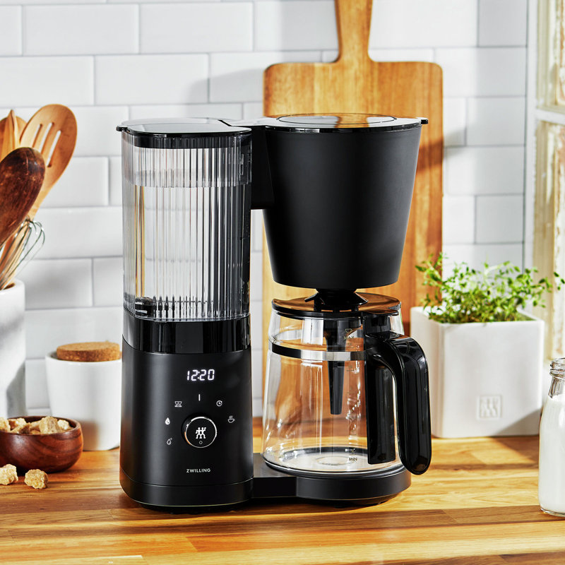 ZWILLING Enfinigy Glass Drip Coffee Maker, Black