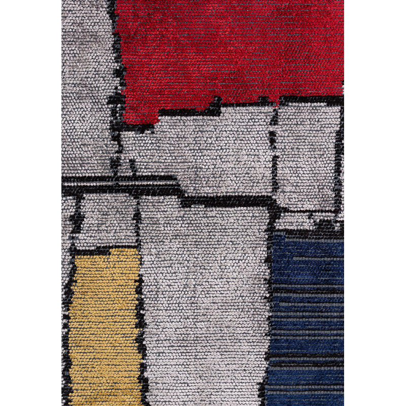 Rapture Abstract Area Rug, Rectangle 6'7" x 8'3"